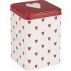 IB Laursen Dose mit Herzen viereckig