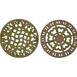 IB Laursen Eisen Untersetzer mit Mustern im 2er Set