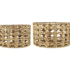 IB Laursen 2er Korbsatz Wasserhyzinthe handgefertigt