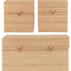 IB Laursen 3er Schachtelsatz mit Bambusdeckel