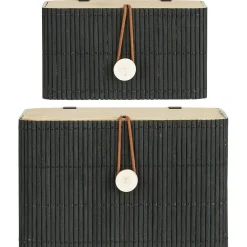 IB Laursen 2er Set Schachtel mit Bambusdeckel