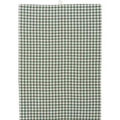 IB Laursen Geschirrtuch mit kleinen naturfarbigen Karos