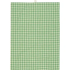 IB Laursen Geschirrtuch mit kleinen naturfarbigen Karos