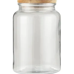 IB Laursen Glas Behälter mit Holzdeckel