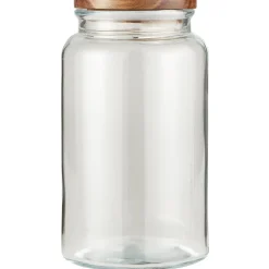 IB Laursen Glas Behälter mit Holzdeckel