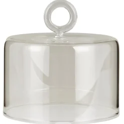 IB Laursen Glasglocke rund mit Henkel