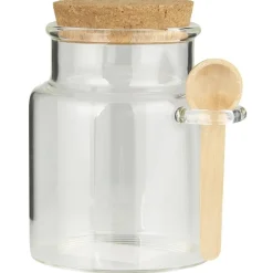 IB Laursen Glaskrug mit Korken und Holzlöffel