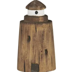 IB Laursen Holz Leuchtturm Deko Nautico