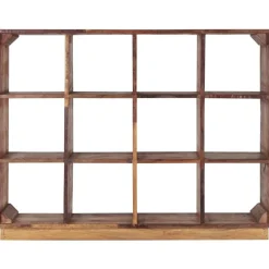 IB Laursen Holz Regal mit 12 Fächern UNIKA