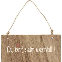 IB Laursen Holzschild Du bist sehr wertvoll
