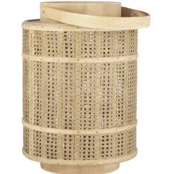 IB Laursen Hurricane Windlicht mit Glaseinsatz und Papiergeflecht