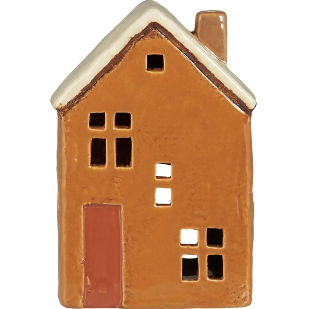IB Laursen Keramikhaus für Teelicht Brighton Satteldach