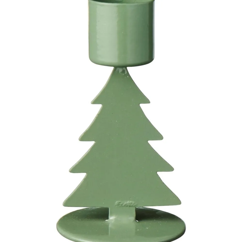 IB Laursen Kerzenhalter für Stabkerzen und Dünne Kerzen Tannenbaum
