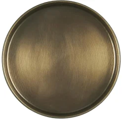 IB Laursen Kerzentablett aus Metall mit Kante