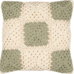 IB Laursen Kissenbezug gehäkelt mit Karomuster