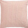 IB Laursen Kissenbezug Holly mit roten eingewebten Streifen