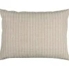 IB Laursen Kissenbezug rechteckig mit dünnen beigen Streifen