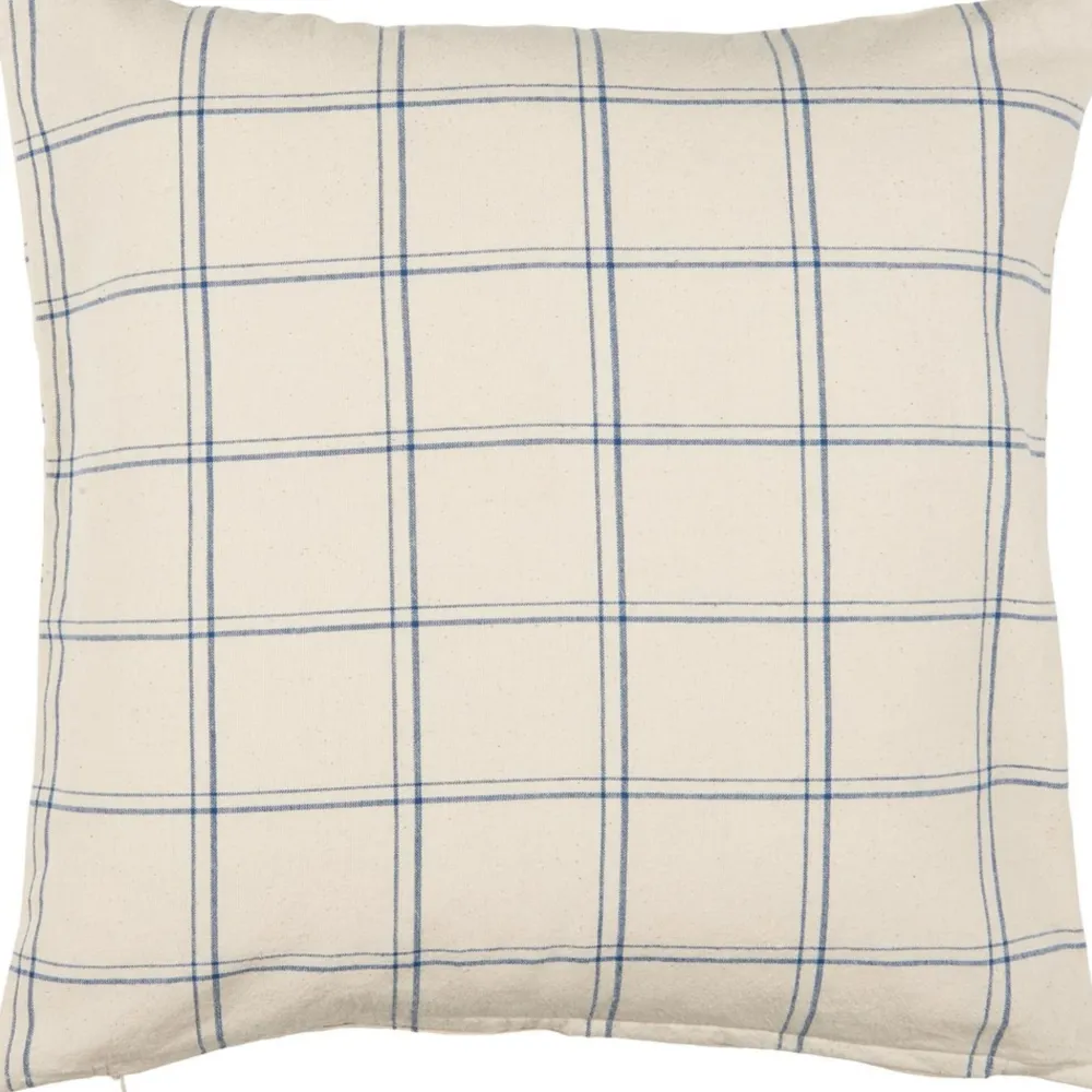 IB Laursen Kissenbezug Theodor natur mit Karomuster