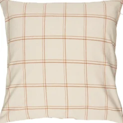 IB Laursen Kissenbezug Theodor natur mit Karomuster