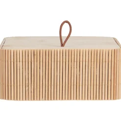 IB Laursen Kleine Schachtel mit Deckel quadratisch aus Bambus