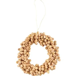 IB Laursen Kranz mit Holzperlen handgefertigt