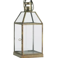 IB Laursen Laterne Matheo mit schrägem Glastop