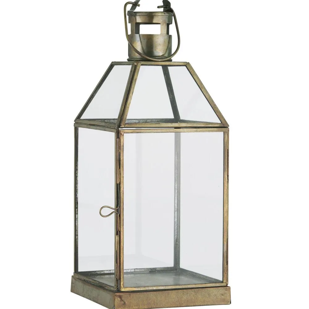 IB Laursen Laterne Matheo mit schrägem Glastop