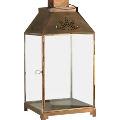 IB Laursen Laterne mit Blattmuster oben