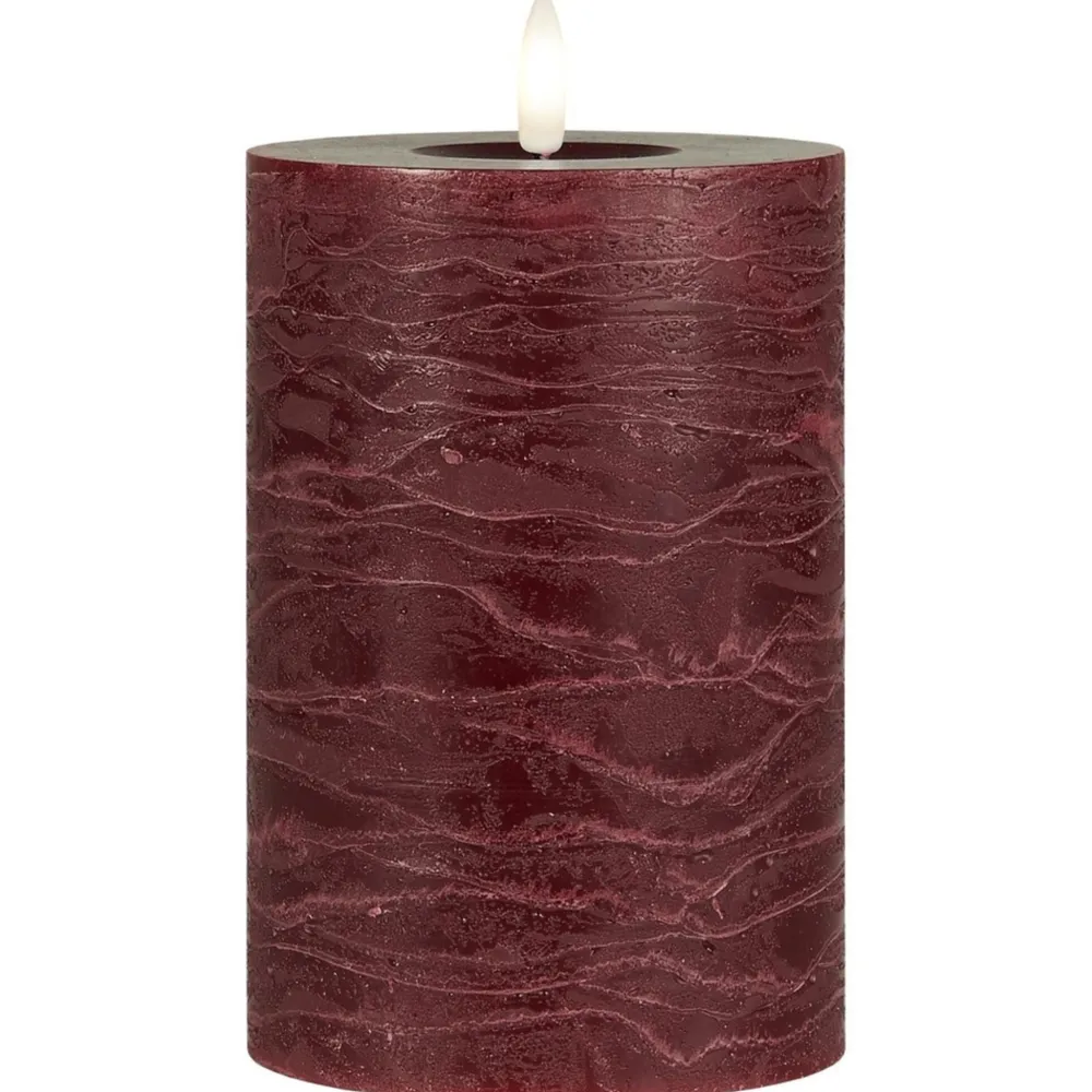 IB Laursen LED-Stumpenkerze mit warmer Flamme