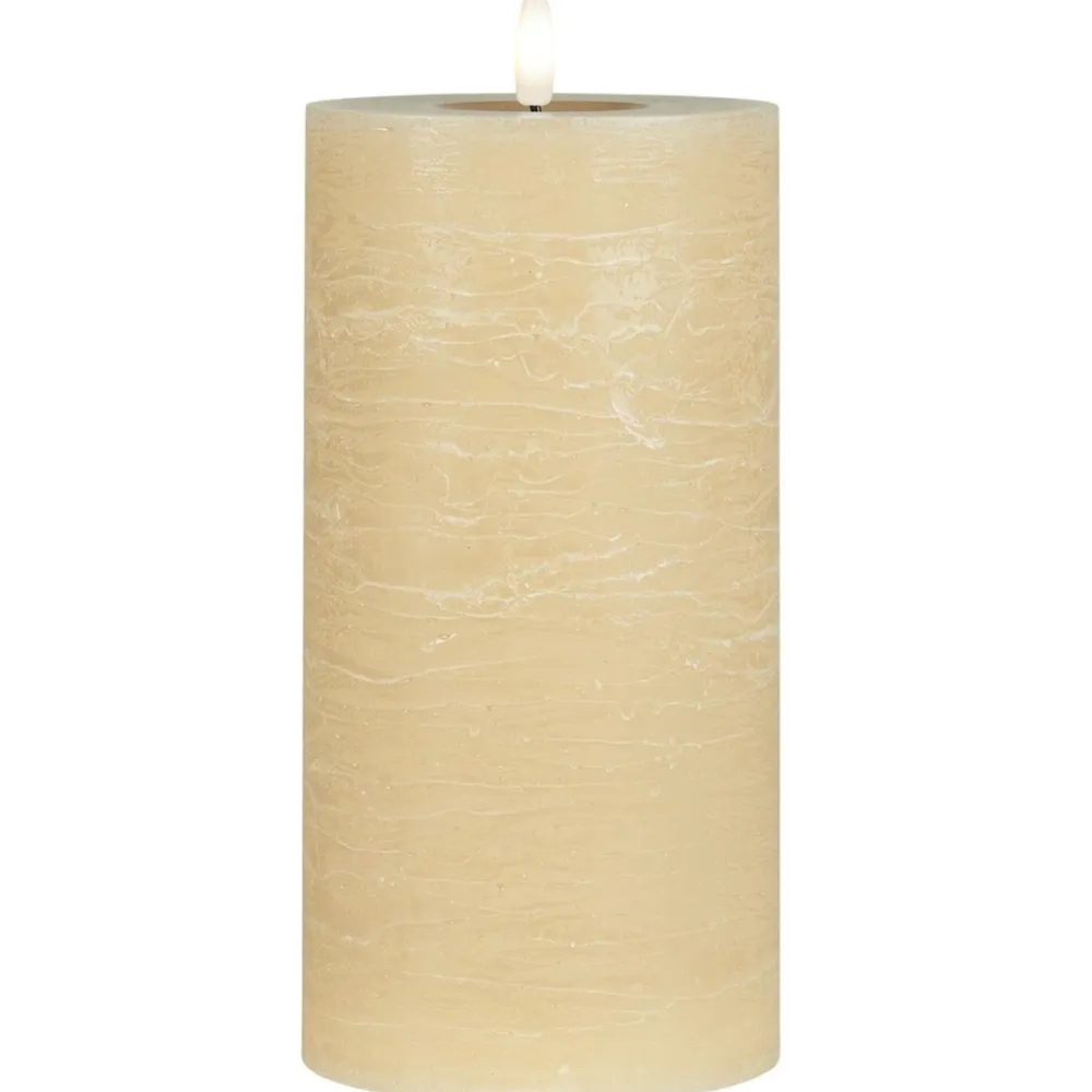 IB Laursen LED-Stumpenkerze mit warmer Flamme