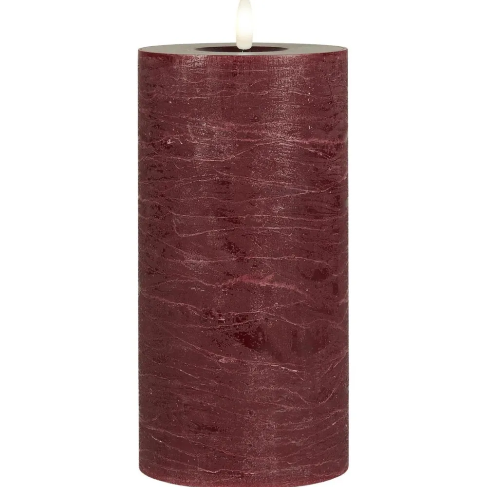 IB Laursen LED-Stumpenkerze mit warmer Flamme