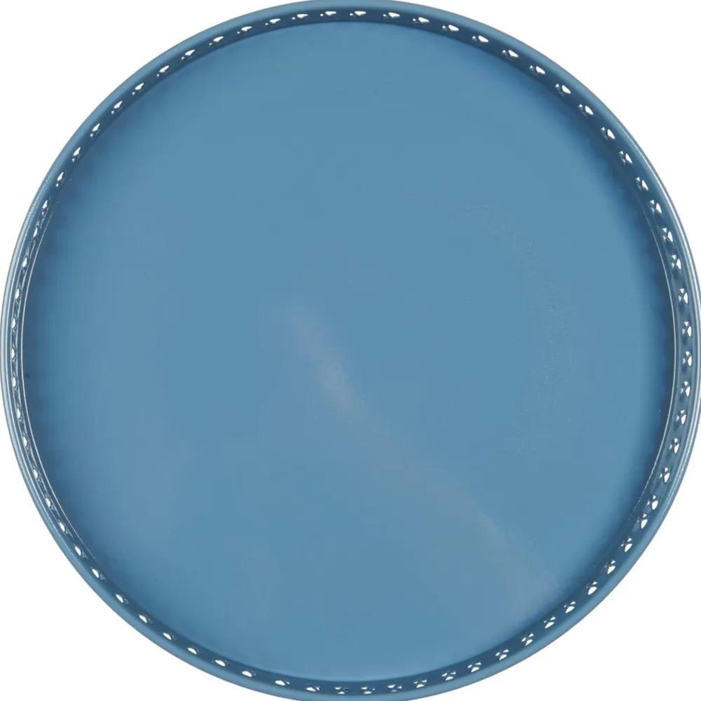 IB Laursen Metall Tablett mit gemusterter Kante