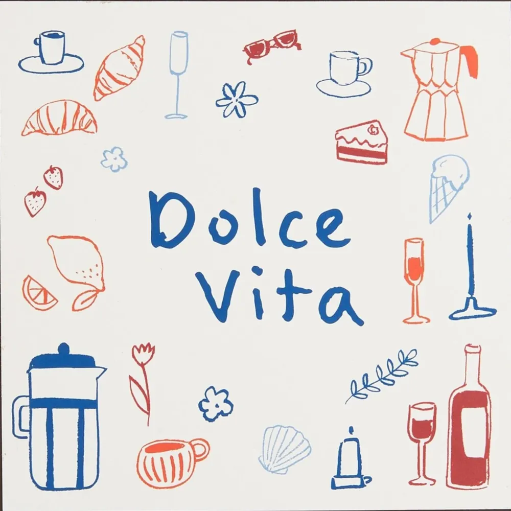 IB Laursen Metallschild Dolce Vita