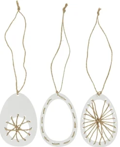 IB Laursen Osterei mit Schnur 3er Set
