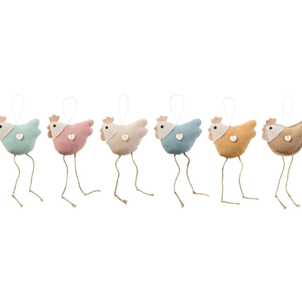 IB Laursen Osterhuhn Aufhänger 6er-Set