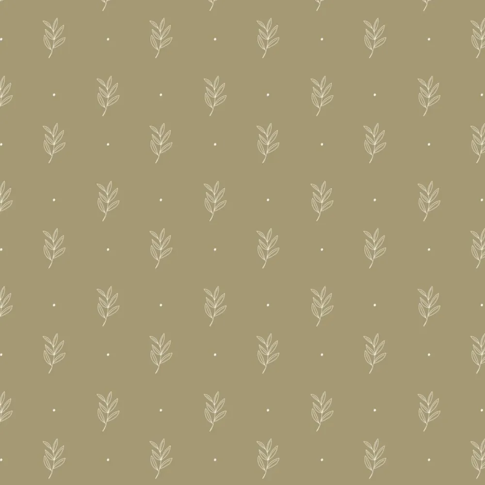 IB Laursen Papier Serviette mit Blattmuster 50er