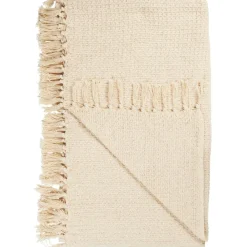 IB Laursen Plaid creme mit Waffelmuster