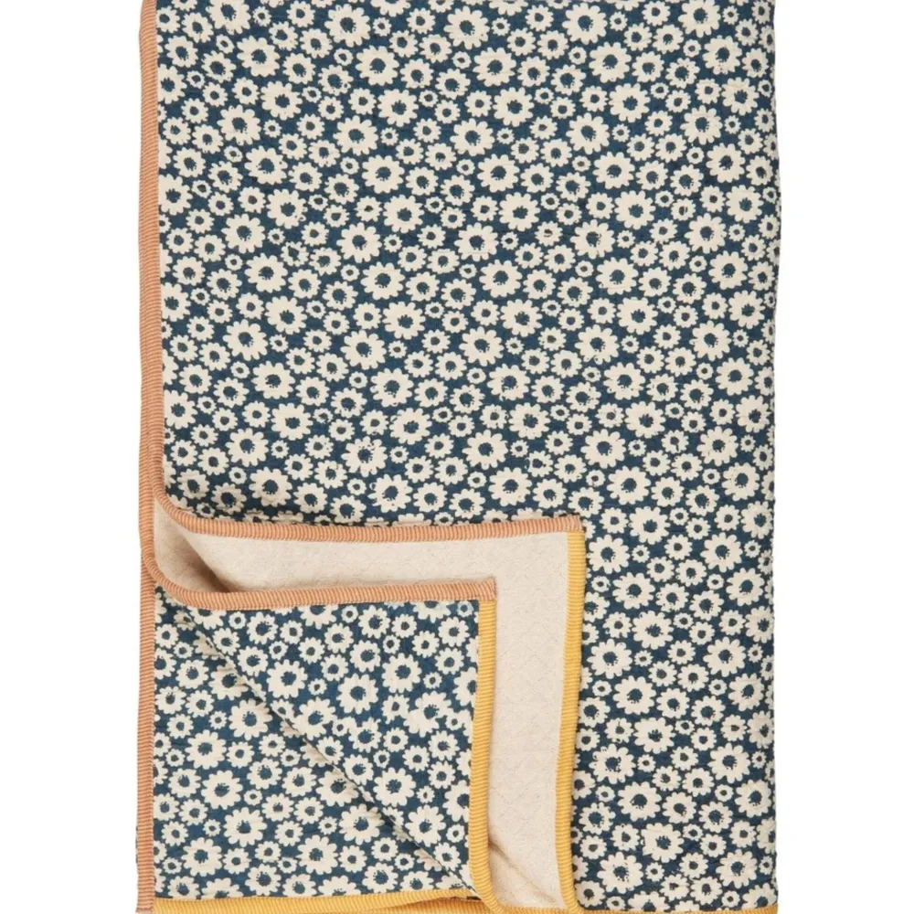 IB Laursen Plaid Vigga mit Druck doppelt gewebt