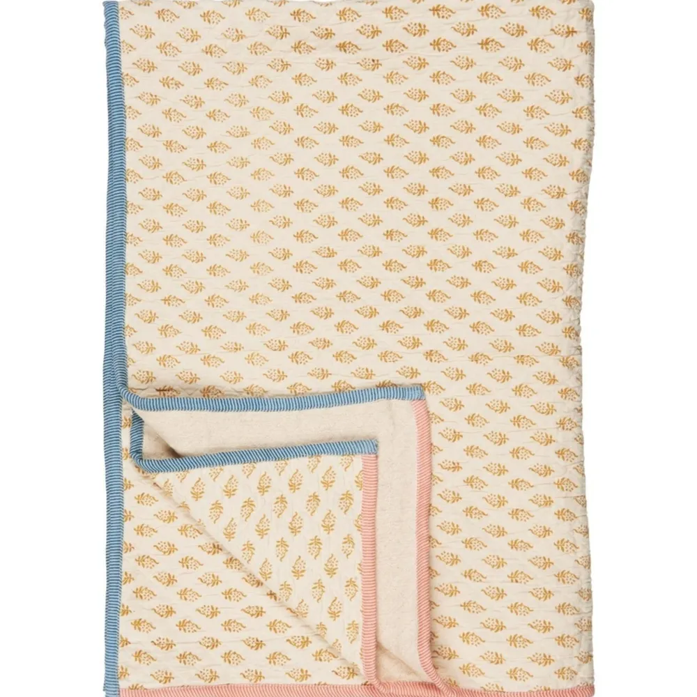 IB Laursen Plaid Vigga mit Druck doppelt gewebt