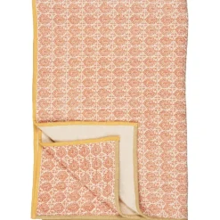 IB Laursen Plaid Vigga mit Druck doppelt gewebt