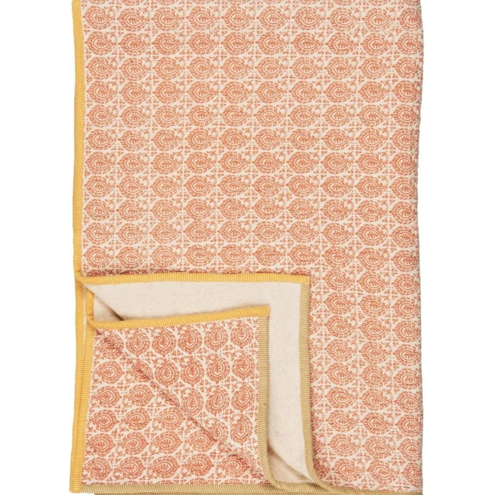 IB Laursen Plaid Vigga mit Druck doppelt gewebt