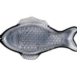 IB Laursen Platte fischförmig aus Glas