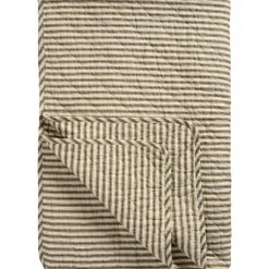 IB Laursen Quilt aus Baumwolle mit Streifen