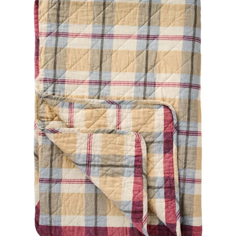 IB Laursen Quilt mit Buntem Karomuster