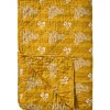 IB Laursen Quilt mustard mit Paisleymuster, gesteppte Decke