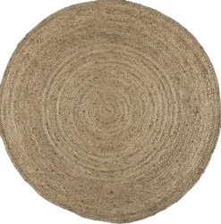 IB Laursen Runder Naturteppich aus Jute