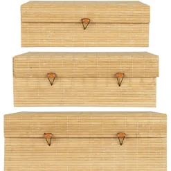 IB Laursen Schachteln aus Bambus 3er