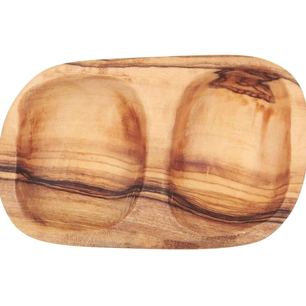IB Laursen Schale für Salz und Pfeffer mini Olivenholz