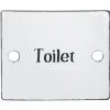 IB Laursen Schild aus Emaille Toilet