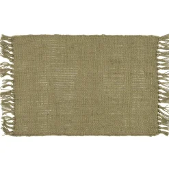 IB Laursen Setzgedeck Tisch Unterlage mit Fransen Jute